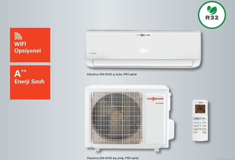 Viessmann WS2025MEN3 9.000 BTU PRO Serisi Duvar Tipi Inverter Klima